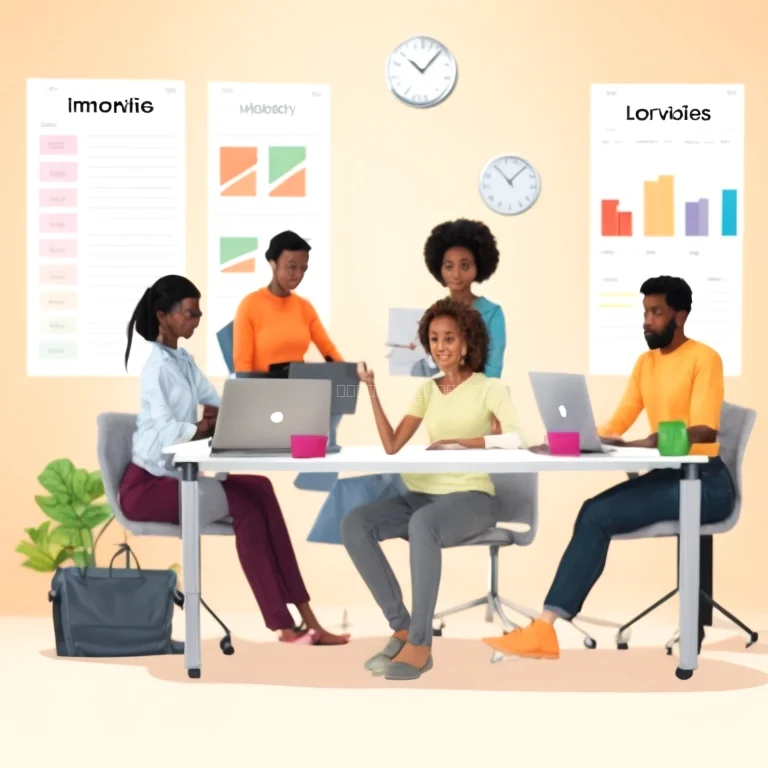 自己改善プログラムを学ぶビジネスパーソンのイメージ